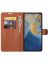 Brodef Wallet Чехол книжка кошелек для ZTE Blade A51 коричневый