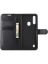 Brodef Wallet Чехол книжка кошелек для ZTE Blade A7 2020 с вырезом под датчик отпечатка пальца черный