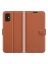 Brodef Wallet Чехол книжка кошелек для ZTE Blade V2020 Smart коричневый