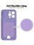 Hold чехол с картой кольцом магнитом и защитой камеры Xiaomi Redmi 12 Фиолетовый