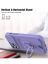 Hold чехол с картой кольцом магнитом и защитой камеры Xiaomi Redmi 12 Фиолетовый