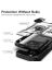 Holder Противоударный чехол с кольцом и автодержателем для iPhone 13 Черный