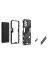 Punk противоударный чехол с подставкой для Samsung Galaxy A23 Черный