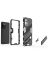 Punk противоударный чехол с подставкой для Xiaomi Redmi Note 11 Pro Plus 5G Черный