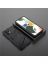 Punk противоударный чехол с подставкой для Xiaomi Redmi Note 12 4g Черный