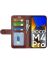 Retro Чехол книжка для Xiaomi Poco M4 Pro 4G Коричневый