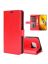 Retro Чехол книжка для Xiaomi Poco X3 NFC Красный