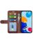 Retro Чехол книжка для Xiaomi Redmi Note 11 / 11S Коричневый