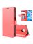 Retro Чехол книжка для Xiaomi Redmi Note 9 Pro / Redmi Note 9S Красный