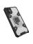 Space Противоударный чехол с автодержателем и кольцом подставкой для iPhone 11 Прозрачный