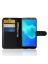 Wallet Чехол книжка с магнитом эко кожаный с карманом для карты на Honor 7A / Honor 7S / Y5 Prime 2018 черный