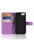 Wallet Чехол книжка с магнитом эко кожаный с карманом для карты на Honor 7A / Honor 7S / Y5 Prime 2018 фиолетовый