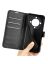 Wallet Чехол книжка с магнитом эко кожаный с карманом для карты на Honor X9A черный