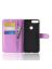 Wallet Чехол книжка с магнитом эко кожаный с карманом для карты на Huawei Honor 7C фиолетовый