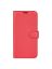 Wallet Чехол книжка с магнитом эко кожаный с карманом для карты на Huawei Honor X7 красный