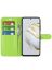 Wallet Чехол книжка с магнитом эко кожаный с карманом для карты на Huawei Nova 10 SE зеленый