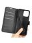 Wallet Чехол книжка с магнитом эко кожаный с карманом для карты на Huawei Nova Y61 черный
