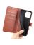Wallet Чехол книжка с магнитом эко кожаный с карманом для карты на Huawei Nova Y61 коричневый