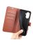 Wallet Чехол книжка с магнитом эко кожаный с карманом для карты на Huawei Nova Y70 коричневый
