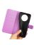 Wallet Чехол книжка с магнитом эко кожаный с карманом для карты на Huawei Nova Y90 фиолетовый