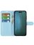 Wallet Чехол книжка с магнитом эко кожаный с карманом для карты на iPhone 14 pro max голубой