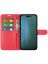 Wallet Чехол книжка с магнитом эко кожаный с карманом для карты на iPhone 14 pro max красный