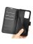 Wallet Чехол книжка с магнитом эко кожаный с карманом для карты на OnePlus Nord 2T 5G черный
