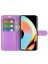 Wallet Чехол книжка с магнитом эко кожаный с карманом для карты на Realme 10 Pro+ / Realme 10 Pro plus фиолетовый