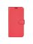 Wallet Чехол книжка с магнитом эко кожаный с карманом для карты на Realme C33 красный