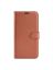 Wallet Чехол книжка с магнитом эко кожаный с карманом для карты на Realme C35 / Реалми С35 коричневый
