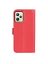 Wallet Чехол книжка с магнитом эко кожаный с карманом для карты на Realme C35 / Реалми С35 красный