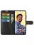 Wallet Чехол книжка с магнитом эко кожаный с карманом для карты на Realme C55 черный