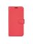 Wallet Чехол книжка с магнитом эко кожаный с карманом для карты на Samsung Galaxy A14 красный