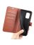 Wallet Чехол книжка с магнитом эко кожаный с карманом для карты на Samsung Galaxy A23 / Самсунг А23 коричневый