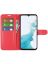 Wallet Чехол книжка с магнитом эко кожаный с карманом для карты на Samsung Galaxy A23 / Самсунг А23 красный