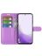 Wallet Чехол книжка с магнитом эко кожаный с карманом для карты на Samsung Galaxy S23 фиолетовый