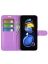 Wallet Чехол книжка с магнитом эко кожаный с карманом для карты на Xiaomi Poco X4 GT фиолетовый