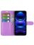 Wallet Чехол книжка с магнитом эко кожаный с карманом для карты на Xiaomi Poco X5 Pro фиолетовый