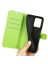 Wallet Чехол книжка с магнитом эко кожаный с карманом для карты на Xiaomi Poco X5 Pro зеленый