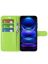 Wallet Чехол книжка с магнитом эко кожаный с карманом для карты на Xiaomi Poco X5 зеленый