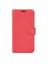 Wallet Чехол книжка с магнитом эко кожаный с карманом для карты на Xiaomi Redmi 12 красный