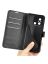 Wallet Чехол книжка с магнитом эко кожаный с карманом для карты на Xiaomi Redmi 12C черный