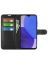 Wallet Чехол книжка с магнитом эко кожаный с карманом для карты на Xiaomi Redmi A1+ / A1 Plus черный