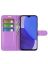 Wallet Чехол книжка с магнитом эко кожаный с карманом для карты на Xiaomi Redmi A1+ / A1 Plus фиолетовый