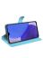 Wallet Чехол книжка с магнитом эко кожаный с карманом для карты на Xiaomi Redmi A1+ / A1 Plus голубой