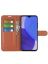 Wallet Чехол книжка с магнитом эко кожаный с карманом для карты на Xiaomi Redmi A1+ / A1 Plus коричневый