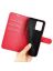 Wallet Чехол книжка с магнитом эко кожаный с карманом для карты на Xiaomi Redmi Note 12 Pro+ / Pro Plus красный