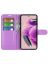 Wallet Чехол книжка с магнитом эко кожаный с карманом для карты на Xiaomi Redmi Note 12s фиолетовый